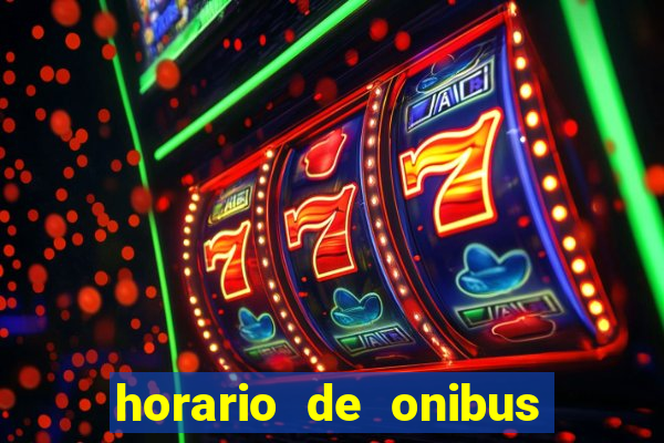 horario de onibus santos dumont x juiz de fora